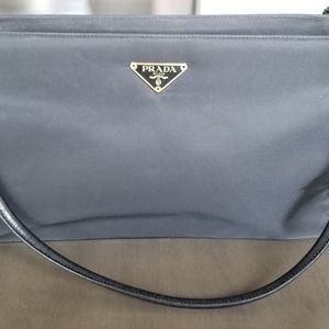Authentic prada nylon shoulder bag